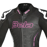 BELA 2PC Rocket Lady Mix Kanga Jumpsuit White Black Pink
