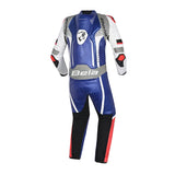 BELA X Race 1PC Motorbike Racing Leather Suit Black White Blue