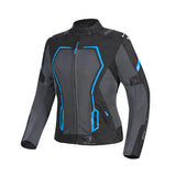 BELA ARTREX AIR 2.0 MOTORCYCLE LADY JACKET BLACK GREY TURQUOISE