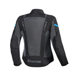 BELA ARTREX AIR 2.0 MOTORCYCLE LADY JACKET BLACK GREY TURQUOISE