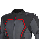 BELA ARTREX AIR 2.0 MOTORCYCLE JACKET BLACK GREY RED