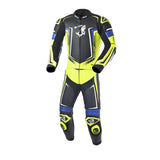 BELA Beast 2 PC Motorcycle Leathers Suits Black White Fluor Yellow Blue