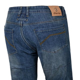 BELA DRIFTER MEN MOTORCYCLE DENIM JEANS 32L DARK BLUE