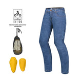 BELA RIO MEN MOTORCYCLE JEANS BLUE