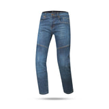 BELA STROKE MEN MOTORCYCLE JEANS 30L BLUE SPRAY