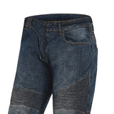 BELA TROPHY (MXD-402) MEN MOTORCYCLE CE APPROVED DENIM JEANS BLUE