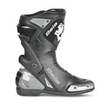 BELA Turbo Track Racing Motorcycle Boots Black Dark Grey