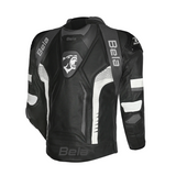 BELA X-Race Motorcycle Racing Leather Jacket Black/White/Anthracite