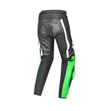 BELA X-Race Men Motorcycle Leather Pant Black White Green