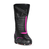 BELA Strip Lady Motorcycle Racing Boots Black Pink