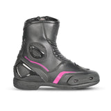 BELA Faster 2.0 Lady Motorcycle Racing Boots Black Pink