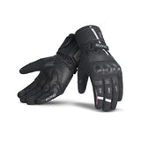 BELA Ice Winter Motorcycle Leather Gloves Black
