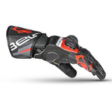 BELA Lemox Racing Motorcycle Gloves Black Red