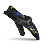 BELA Daring Motorbike Racing Gloves Blue Yellow Black