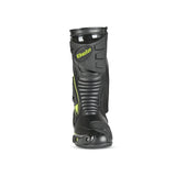 BELA Master Man Motorcycle Racing Boots Black Yellow Flouro