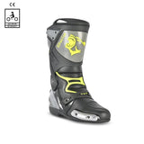 BELA RACE PRO (R-6) RACING MOTORCYCLE BOOTS BLACK GREY YELLOW