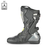 BELA RACE PRO (R-6) RACING MOTORCYCLE BOOTS BLACK GREY YELLOW