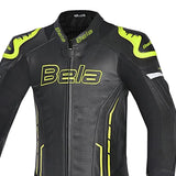 BELA Rocket Man Mix Kangaroo 1 PC Motorbike Suit Black Yellow Flour