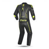 BELA Rocket Man Mix Kangaroo 1 PC Motorbike Suit Black Yellow Flour