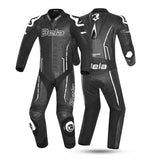 BELA Rocket Man Mix Kangaroo 1 PC Motorcycle Suit Black White