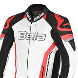 BELA Rocket Mix Kangaroo 1-PC Motorcycle Racing Suits White/Black/Red