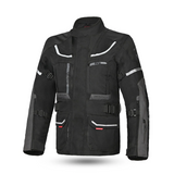 BELA TRANSFORMER 3IN1 MEN MOTOCYCLE TEXTILE JACKET BLACK ANTHRACITE