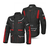 Bela Transformer Motorcycle Touring Water-Resistant Jacket Black Red