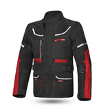 Bela Transformer Motorcycle Touring Water-Resistant Jacket Black Red