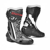 BELA Air Rider GP-1 Motorcycle Racing Leather Boots Black/White
