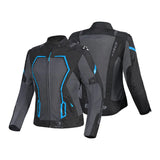 BELA ARTREX AIR 2.0 MOTORCYCLE LADY JACKET BLACK GREY TURQUOISE