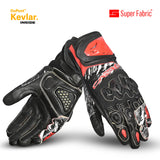 BELA Armour Pro Motorcycle Racing Glove Black/Red
