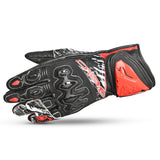 BELA Armour Pro Motorcycle Racing Glove Black/Red