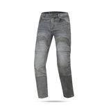 BELA BOSTON MEN MOTORCYCLE DENIM JEANS 30L RANDOM BLACK