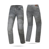 BELA BOSTON MEN MOTORCYCLE DENIM JEANS 30L RANDOM BLACK