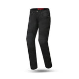 BELA BOSTON MEN MOTORCYCLE DENIM JEANS 30L BLACK SPRAY