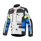 BELA CROSSROAD EXTREME WP 3 IN 1 MEN MOTORCYCLE JACKET ICE BLUE BLACK
