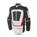 BELA CROSSROAD EXTREME WP 3 IN 1 MEN MOTORCYCLE JACKET ICE GREY RED
