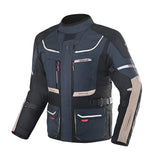 BELA TRANSFORMER MEN TEXTILE TOURING MOTORCYCLE JACKET NAVY SAND