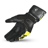 BELA Lemox Men's Motorcycle Racing Gloves Black White Yellow