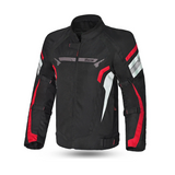 Bela Highland Man Textile Motorcycle Jacket Black Red