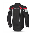 Bela Highland Man Textile Motorcycle Jacket Black Red
