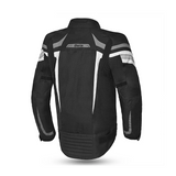 BELA HIGHLAND MEN MOTORCYCLE JACKET BLACK ICE GREY