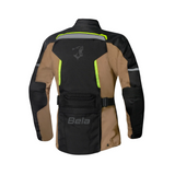 BELA Hurricane Lady 3in1 Motorcycle textile Jacket Black Sand yellow Fluro