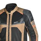 BELA Onsaker Motorcycle Textile Jacket Sand Black Orange