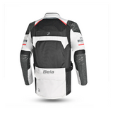 BELA Onsaker Men's Motorcycle Textile Jacket White Black Red