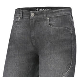 BELA ROCKER MEN MOTORCYCLE DENIM JEANS 34L GREY SPRAY