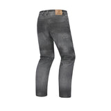 BELA ROCKER MEN MOTORCYCLE DENIM JEANS 34L GREY SPRAY