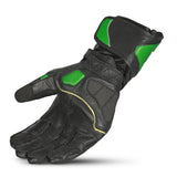 Bela Rocket Long Racing Gloves White Black Green