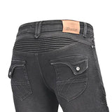BELA ROSEKIN LADY MOTORCYCLE CE AA APPROVED JEANS BLACK