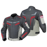 BELA Sprinter Motorbike Textile Jacket Black/Ice/Red